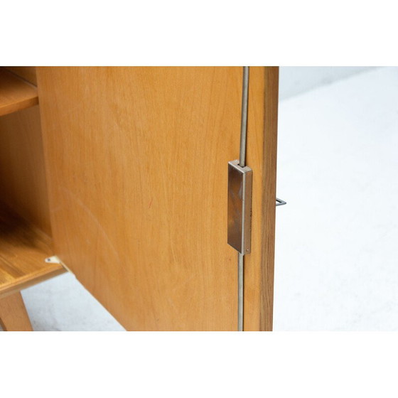 Image 1 of Vintage sideboard made of beech wood and opaxite glass by Hubert Nepožitek and Bohumil Landsman for Jitona, 1960