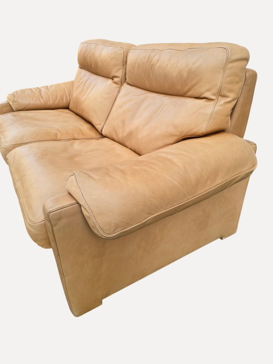 de Sede DS-70 2 seaters in vintage leather, 1980s, Beige (photo 7 of 11)