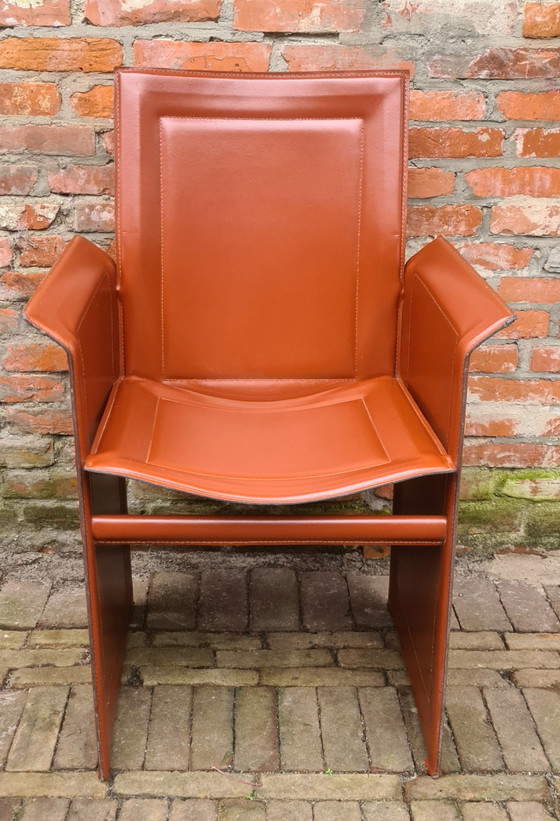 Image 1 of 4 vintage, design stoelen Matteo Grassi, Korium