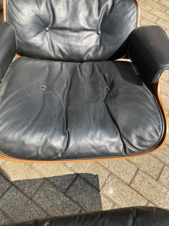 Image 1 of Late 50's Vintage Eames Lounge Chair Group Set Contura/Fehlbaum (Vitra) in License of Herman Miller