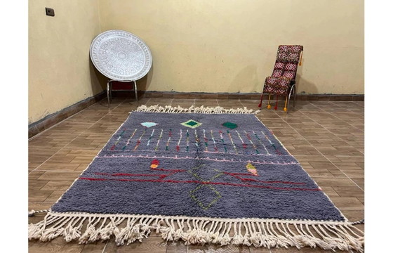 Handgefertigter Berber-Teppich aus Wolle 3 x 2 m – Teppiche & Läufer, Wool (photo 7 of 11)
