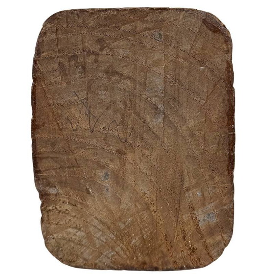 Paire de Gardiens Tephanom Thaïlandais Vintage - 51 cm - Bois de Teck Massif Sculpté à la Main - circa 1960 (photo 13 of 24)