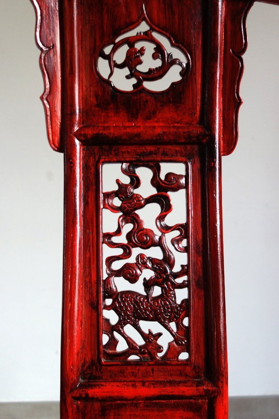 Image 1 of Ancien fauteuil pliant de mandarin, Chine, milieu XXème