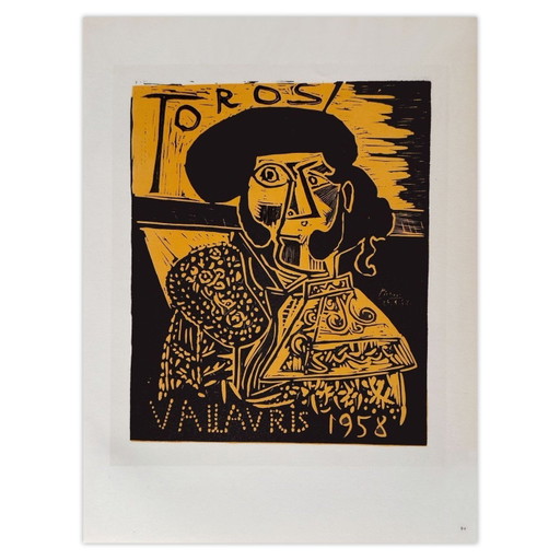 Pablo Picasso-poster AF 1958 - Toros Vallauris 1959 – Paper (photo 2 of 5)