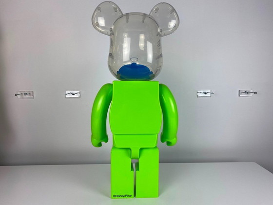 Image 1 of Bearbrick Disney Pixar Monsters & Co. MIKE versione 1000% MEDICOM toys