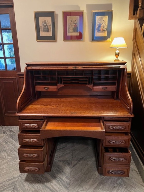 Scrivania a Rullo in Rovere Massello – Scrivanie, Wood (photo 4 of 7)