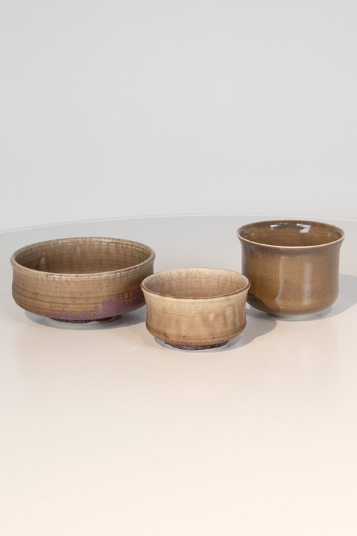 Ru de Boer set of 3 bowls