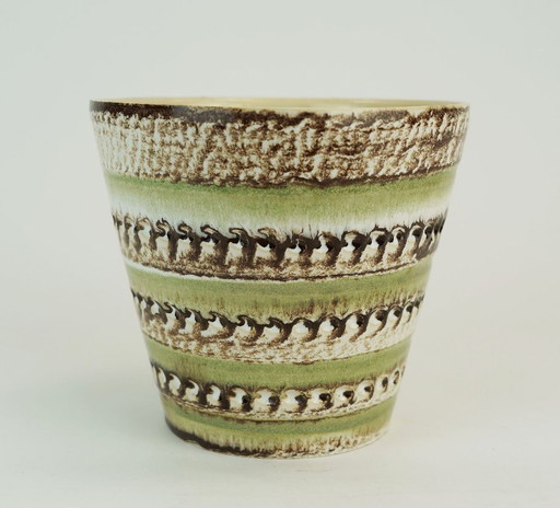 Vaso per piante in stile Mid-Century degli anni '60, prodotto da Spara-Keramik, Germania Ovest. – plantenbak, Ceramic
