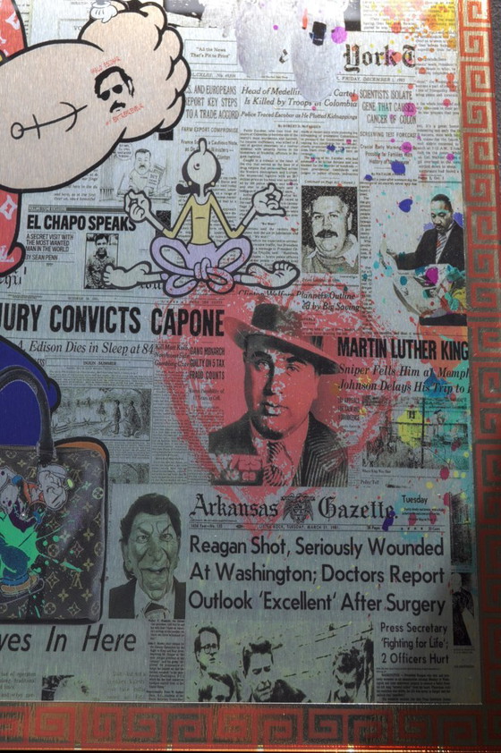 Image 1 of Van Apple - Gemengde media - Maanwandelaar (ref 3150)