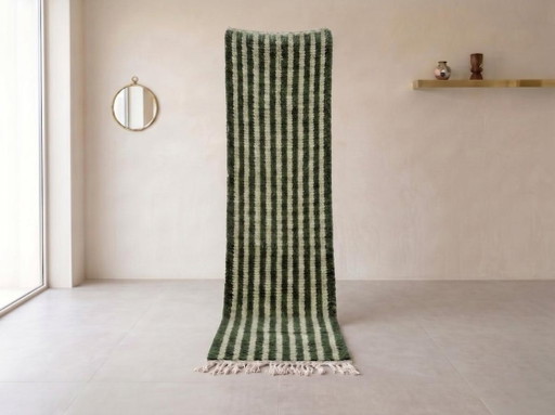 Tapis de couloir marocain tissé à la main 300 cm x 70 cm