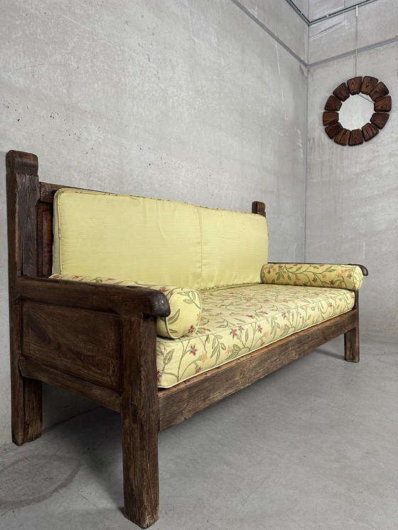 Image 1 of Antica panca spagnola - XIX secolo