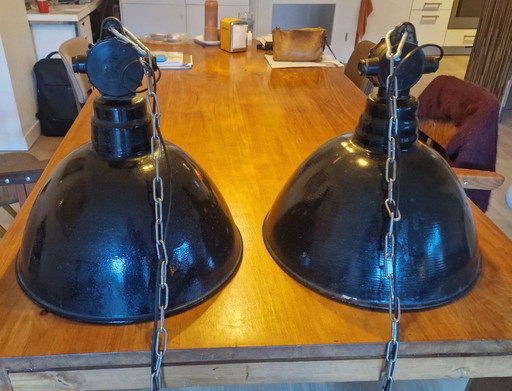 2 lampes industrielles