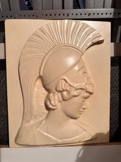 Wall relief with Greek profile

(Achilles / Athena)
