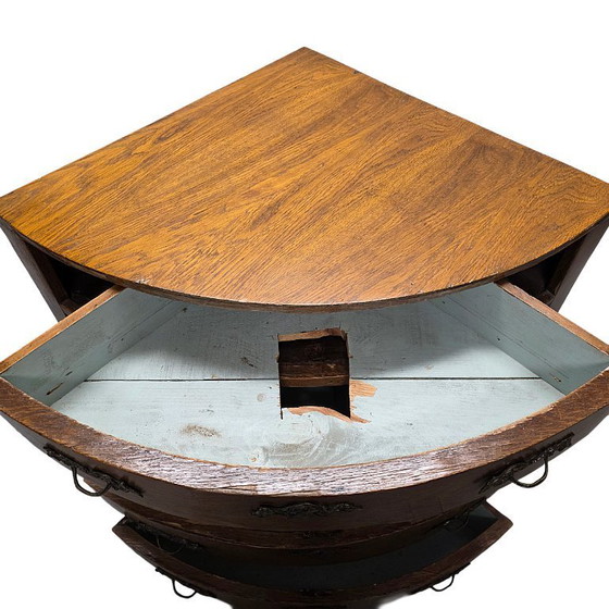 Image 1 of Commode d'angle hollandaise ancienne, début du XIXe siècle