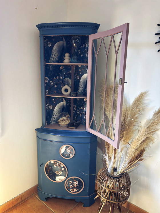 Image 1 of Vetrina inglese 19eme relookée