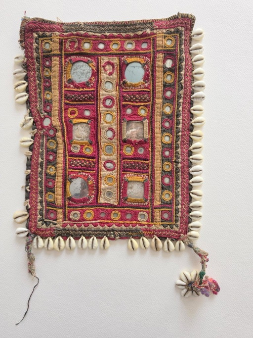Gala ceremonial bordada Banjara de la India – decoratieve objecten, Cotton (photo 2 of 10)