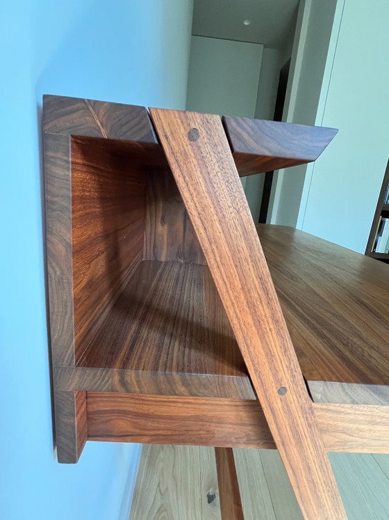 Riva 1920 Navarra Bureau - Massief Notenhout - 130 Cm Breed - Italiaans Design – Wood (photo 6 of 8)
