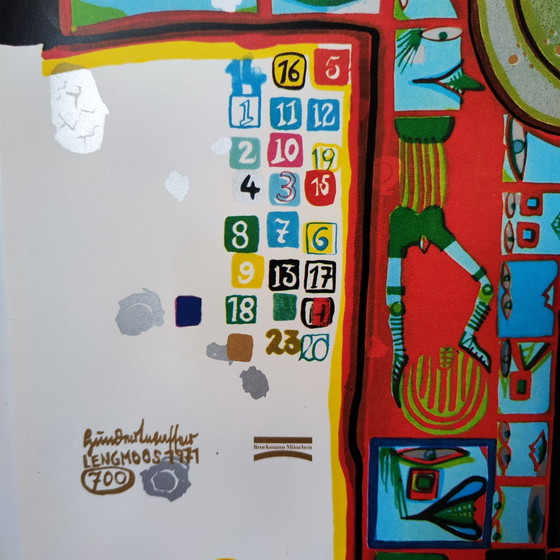 Hundertwasser / Olympic Games 1972 Munich / Vintage Sport Poster, Paper, Multi Color (photo 4 of 10)