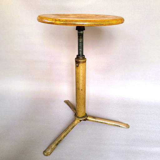 Sgabello da officina anni '50/'60