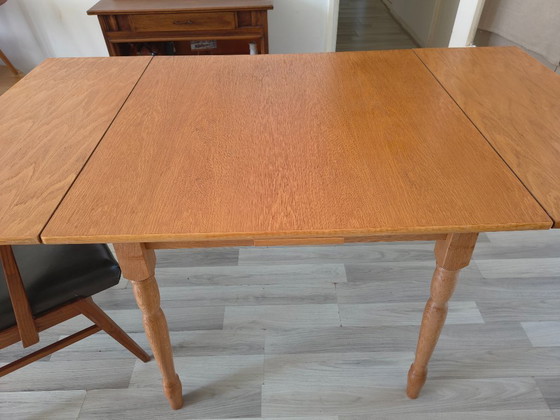 Image 1 of Vintage uitschuifbare eettafel