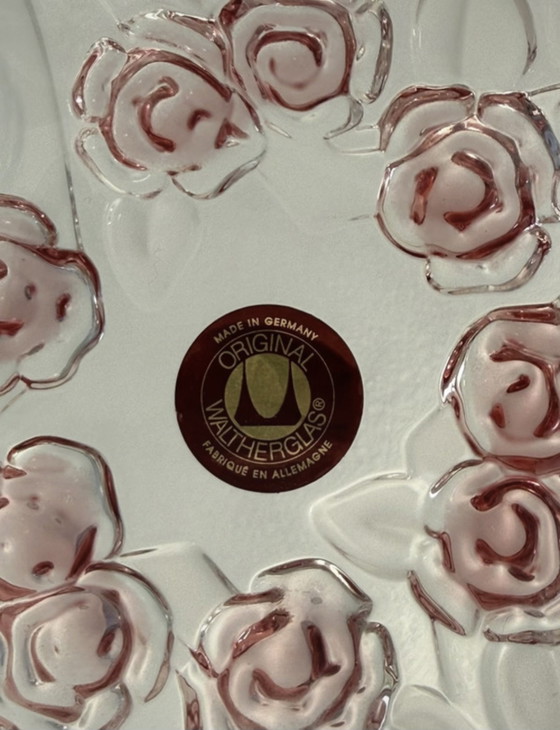 5 x Servizio da tavola/da portata vintage in vetro Walther con rose – Walther glas, Stoviglie, Glass (photo 16 of 16)