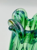 Skulpturale Vase aus geblasenem böhmischem Glas, Jan Beránek zugeschrieben