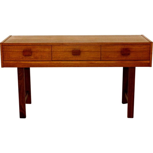 Consola vintage de teca, Suecia, 1960