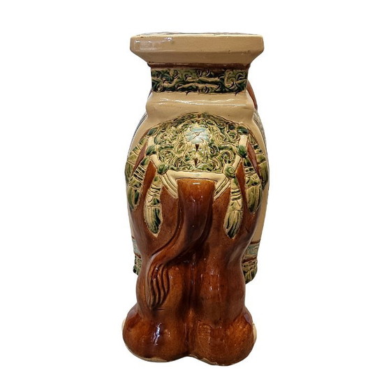 Image 1 of Vintage ceramic elephant from the 1970s