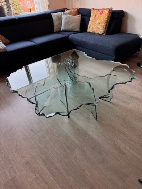 Fiam Italia "Shell" Design Table basse Danny Lane, Italie 1988