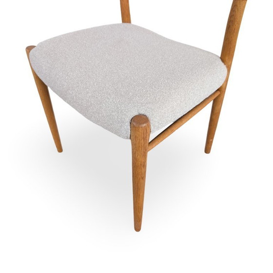 Image 1 of JL Moller's Model 75 chair, Niels Otto Møller, teak Danish upholstery