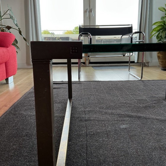 Image 1 of Glass coffee table by Peter Ghyzcy