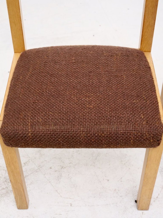 Brutalistisch Design Massief Licht Eiken Salonstoelen Jaren 70, Set van 6 – Eetkamerstoelen, Wood (photo 17 of 26)