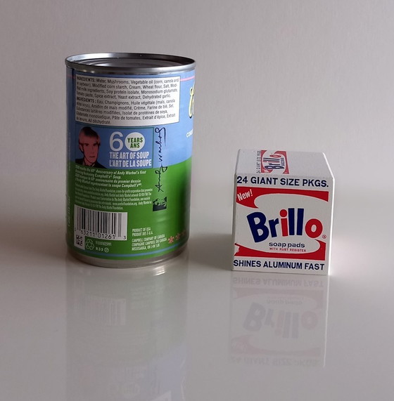 Image 1 of Andy Warhol – Brillo Box & Campbell’s Soup Can
