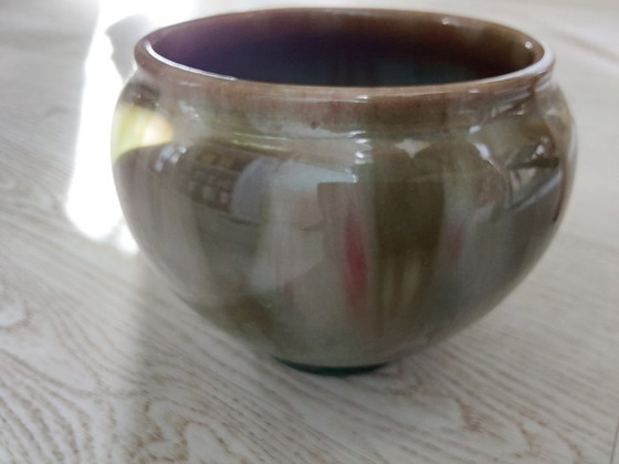 Image 1 of Glazed plant pot by Jérôme Massier, circa 1900