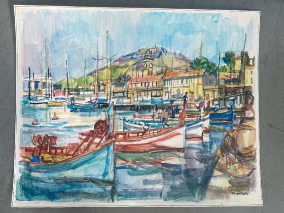 Image 1 of Acuarela sobre papel de Paul Girol