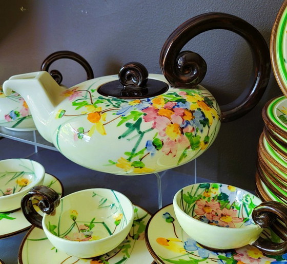 Image 1 of Tea/coffee service for 12 people, Giraud Vallauris, 50 minutes