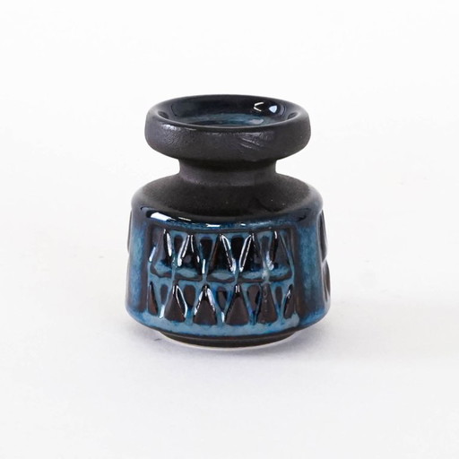 Keramieken kandelaar, Deens design, jaren 60, fabrikant: Søholm Keramik, ontwerper: Einar Johansen