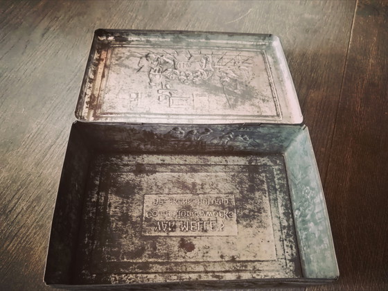 Image 1 of Vintage blikken doos van Van Melle's Confectioneryworks, 1920-1930
