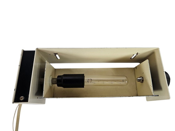 Image 1 of Hiemstra Evolux - Niek Hiemstra - wand/bedlampje - metaal - industrieel - 1950's