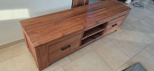 Teakhouten tv meubel