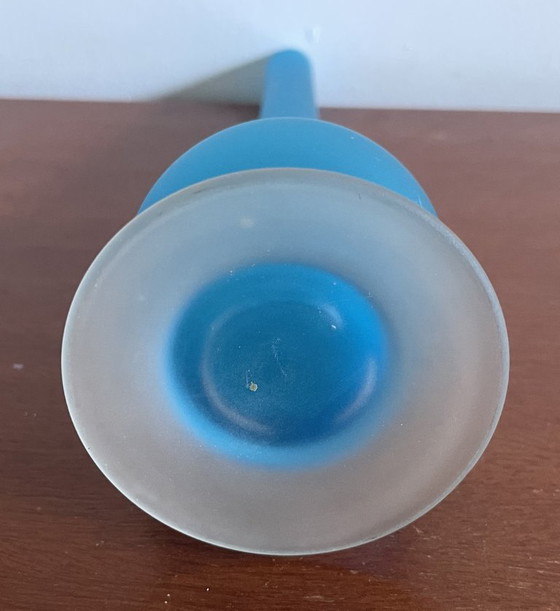 Image 1 of Carlo Moretti - Vase Satinato bleu