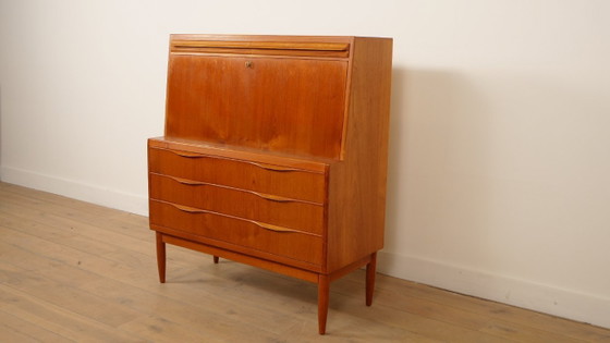 Image 1 of Secrétaire vintage | Erling Torvits | Teck | 104 cm