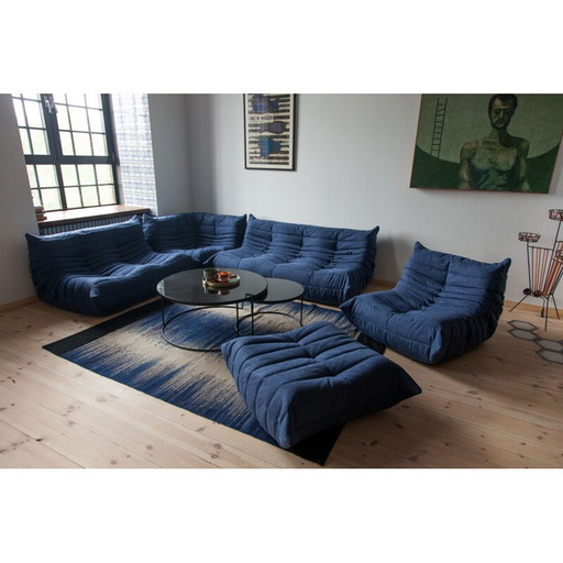 Togo vintage loungeset van Michel Ducaroy voor Ligne Roset, Frankrijk 1970