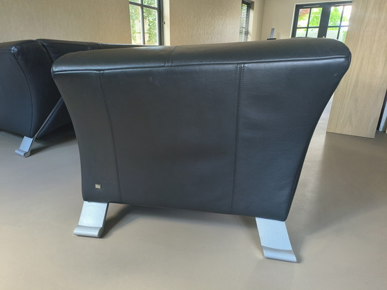 Image 1 of 2x Divano Rolf Benz Nero