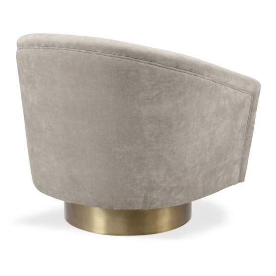 Image 1 of Eichholtz Catene swivel armchair – Clarck Sand