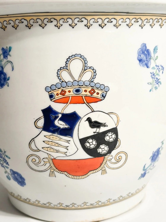 Cache-pot en céramique italienne peinte à la main, années 1980 – Vases, Ceramic (photo 5 of 8)