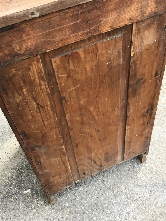Comodino rustico antico in legno di pino – Comodini (photo 5 of 7)