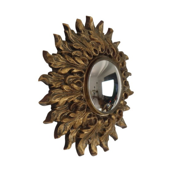 Image 1 of Kleine Italiaanse Zonnespiegel Sunburst Rococo Stijl 24cm