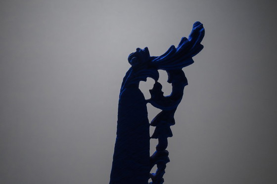 Image 1 of Handcrafted Ultramarine Sculpture by Bruno Helgen, Bali, 2000s