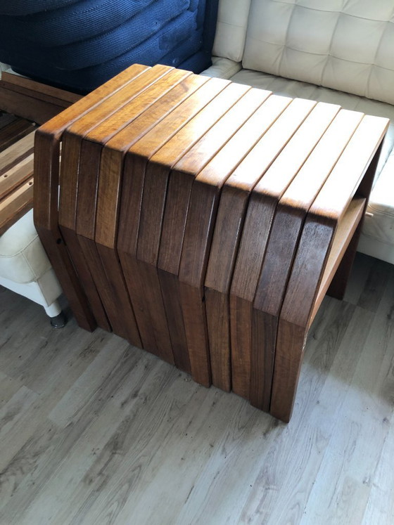 Image 1 of Midcentury fauteuils teak Deens design vergaderstoelen - 6 stuks